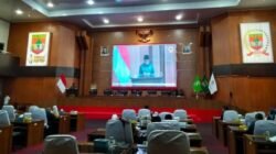 Rapat Paripurna DPRD Mura Mendengarkan Penyampaian Jawaban Eksekutif Terhadap Raperda Tentang Pertanggungjawaban APBD Kabupaten Musi Rawas TA 2025